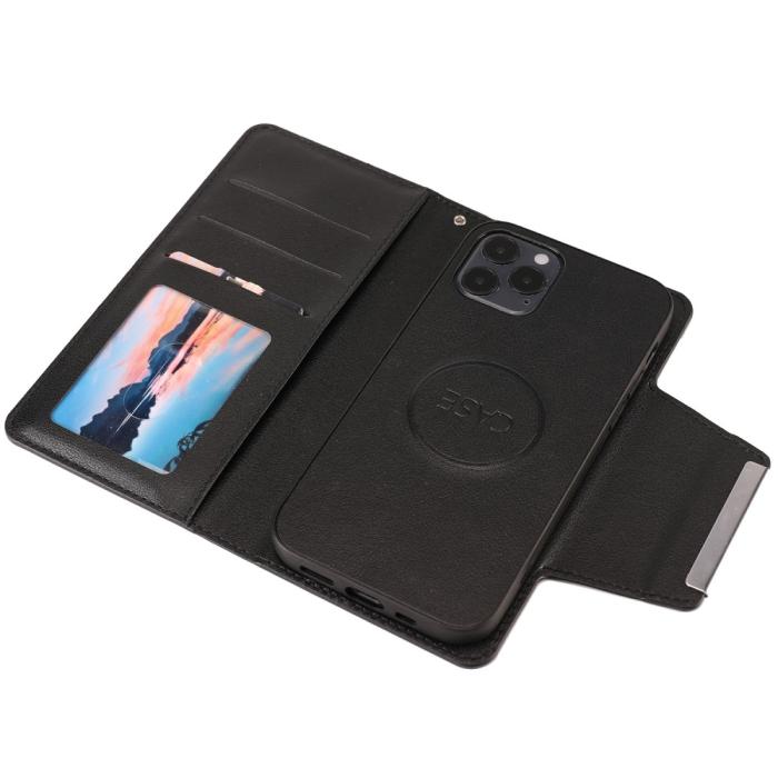 Bild 4,  iPhone 12 / 12 Pro - 2in1 Magnet Fodral - Svart