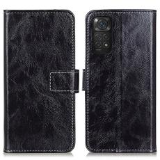  Xiaomi Redmi Note 11 4G Fodral Crazy Horse Svart