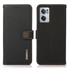 KHAZNEH KHAZNEH OnePlus Nord CE 2 5G Fodral RFID &Auml;kta L&auml;der Svart