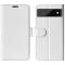  Google Pixel 6A Fodral Läder Vit