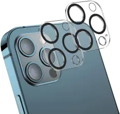  [2-Pack] iPhone 12 Pro Linsskydd I H&auml;rdat Glas