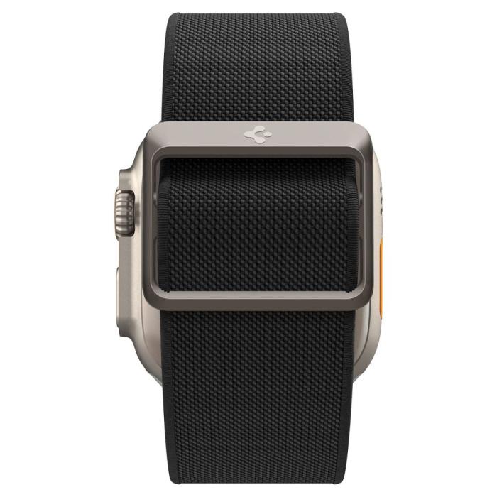 Bild 4, Spigen Spigen Apple Watch 42/44/45/46/49 mm Armband Fit Lite Ultra Svart
