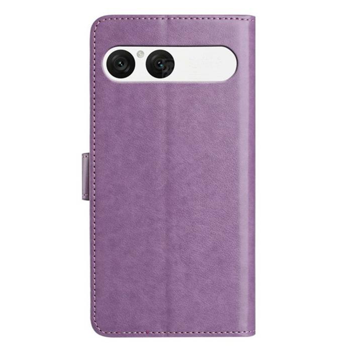 Bild 2,  Sony Xperia 10 VII Fodral Multifunktionellt Läder Lila