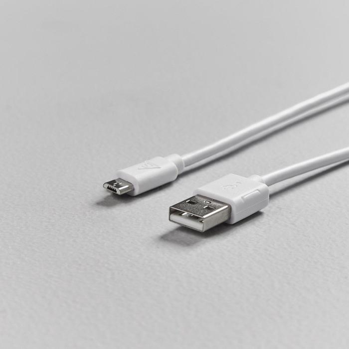 Bild 6, Smartline Smartline 3m Micro USB Laddningskabel Vit