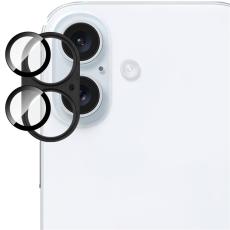 IMAK IMAK iPhone 16/16 Plus Linsskydd Svart
