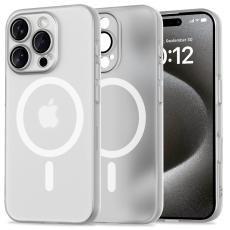 Tech-Protect Tech-Protect iPhone 16 Pro Skal MagSafe MagSlim Matt Vit