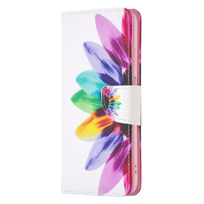 Bild 2,  Motorola Moto G22 Fodral Tryck Sun Flower