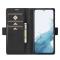 LC.IMEEKE LC.IMEEKE Samsung Galaxy S23 Fodral Läder Svart