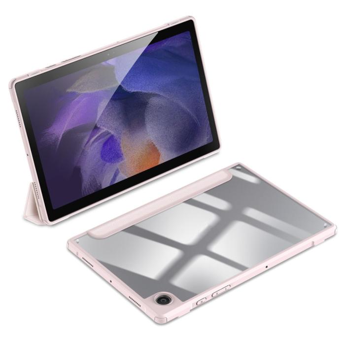 Bild 5, DUX DUCIS DUX DUCIS Samsung Galaxy Tab A8 10.5 (2021) Ljus Rosa Fodral TOBY Tri-Fold