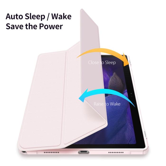 Bild 6, DUX DUCIS DUX DUCIS Samsung Galaxy Tab A8 10.5 (2021) Ljus Rosa Fodral TOBY Tri-Fold