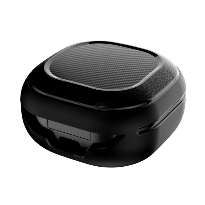 Bild 5, Tech-Protect Tech-Protect Galaxy Buds FE/2 PRO/2/LIVE/PRO Fodral Rough Carbon Svart