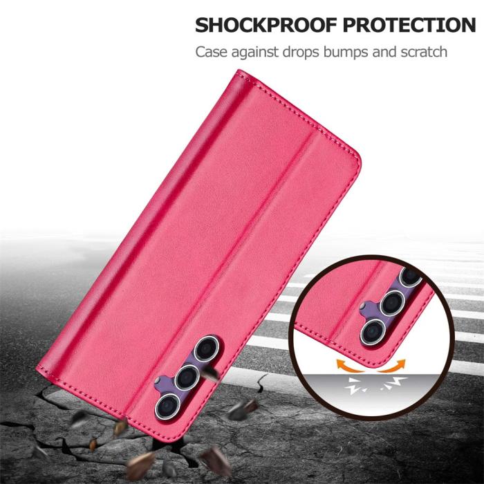 Bild 6, LC.IMEEKE LC.IMEEKE Samsung Galaxy A16 Fodral Läder Rosa