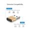 ENKAY ENKAY USB-A Till USB-C Adapter Svart