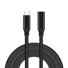  3m USB-C F&ouml;rl&auml;ngningskabel PD 100W 5A Kabel Svart