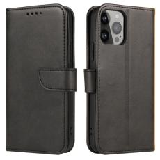  iPhone 14 Pro Fodral Klassiskt L&auml;der Svart