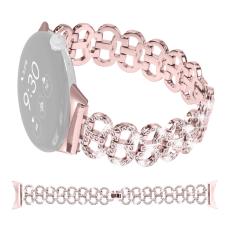  Google Pixel Watch/Pixel Watch 2 Metal Bling Armband Ros&eacute;guld