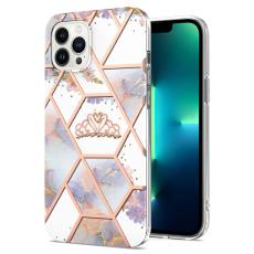  iPhone 16 Pro Max Skal TPU Marmor Krona