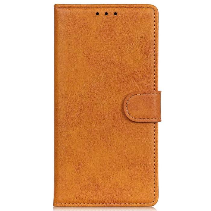 Bild 6,  Samsung Galaxy S24 Fodral Solid Läder Brun