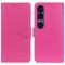  Sony Xperia 1 VII Fodral Litchi Läder Rosa
