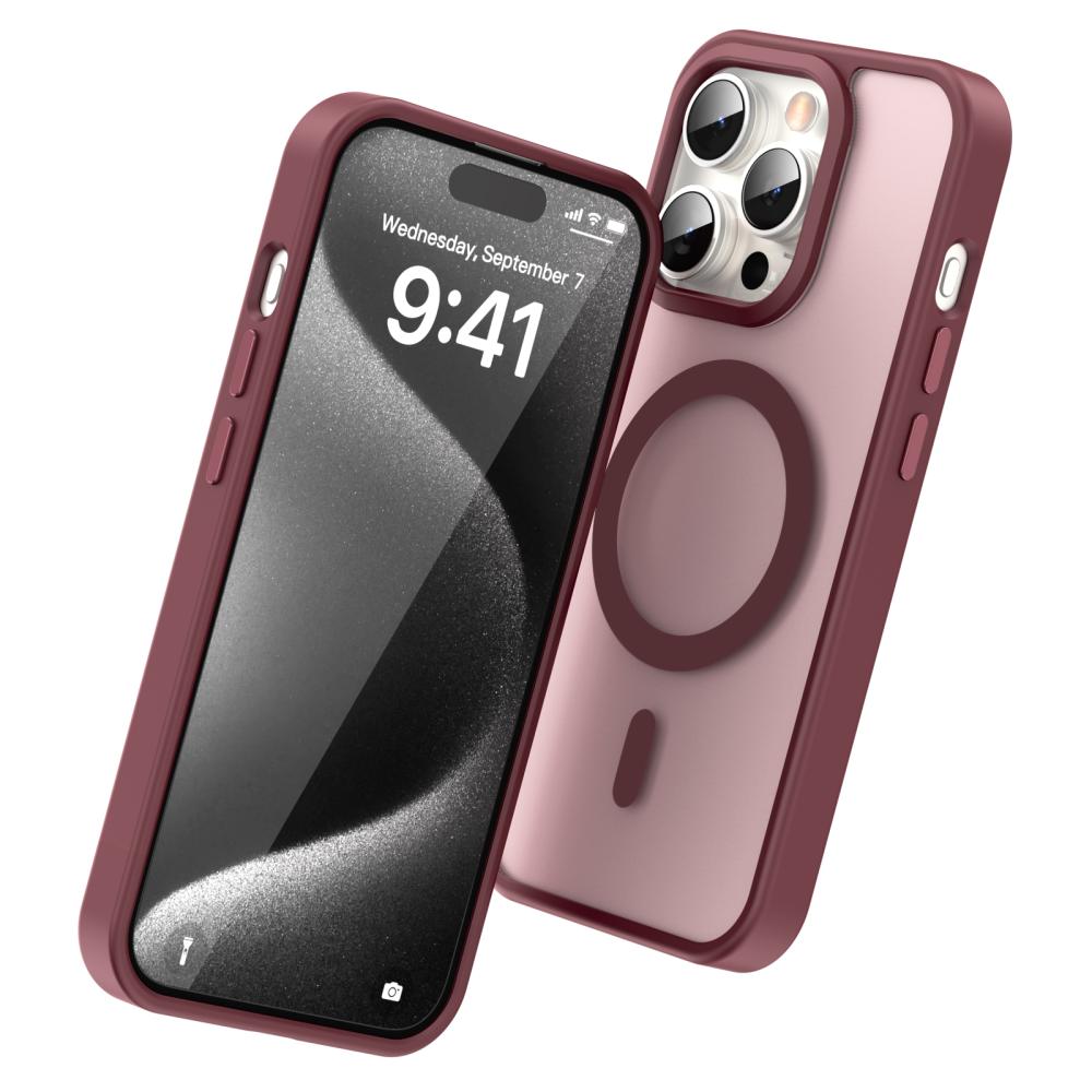 ColorPop ColorPop iPhone 15 Pro Skal CH MagSafe Matt Röd
