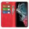  Samsung Galaxy S23 Ultra Fodral Flip Skin Touch Röd