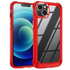  iPhone 15 Plus Skal Shockproof Hybrid Armor R&ouml;d