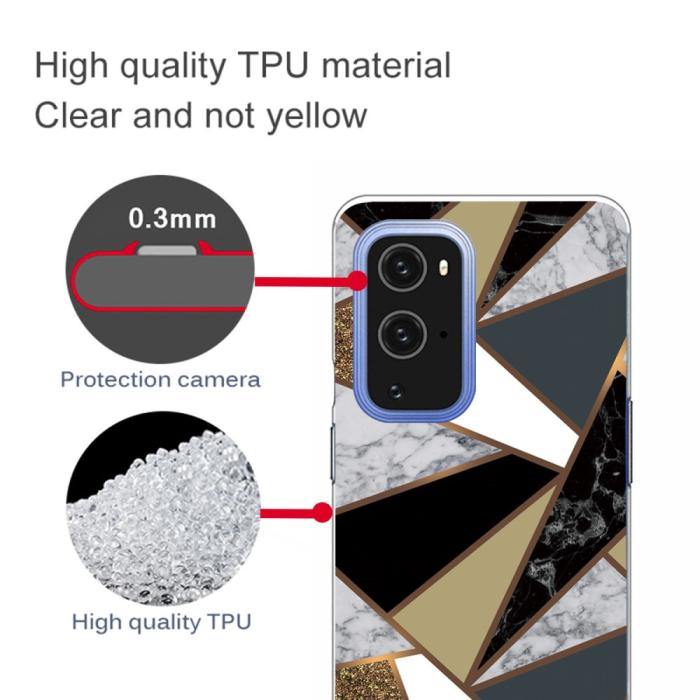 Bild 3,  OnePlus 9 Pro - Marmor TPU Skal