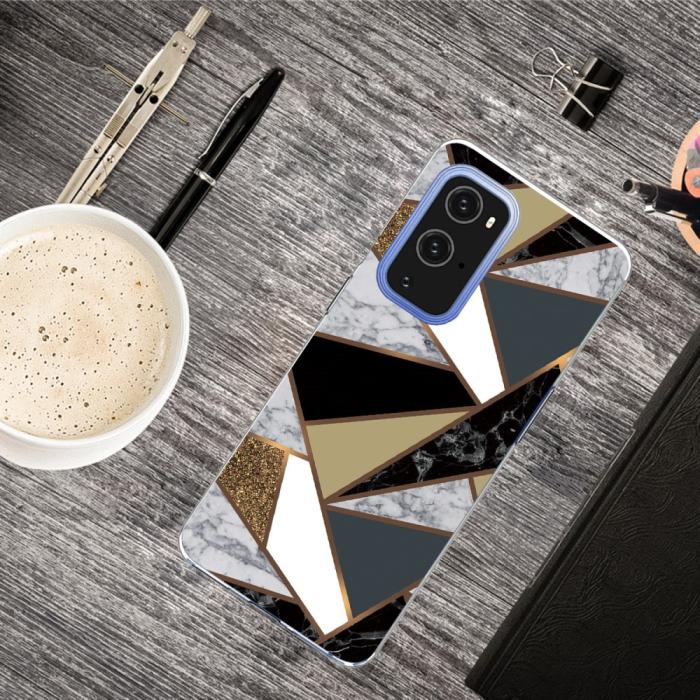 Bild 4,  OnePlus 9 Pro - Marmor TPU Skal