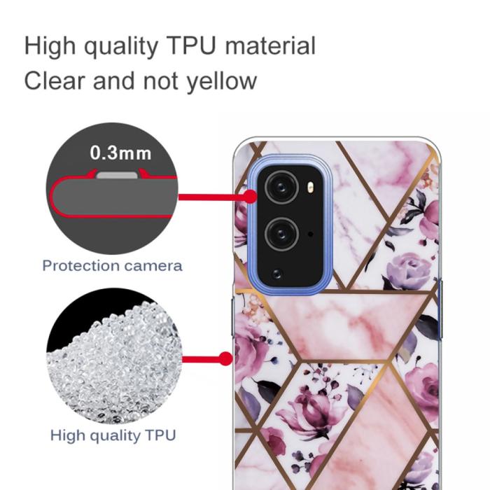 Bild 3,  OnePlus 9 Pro - Marmor TPU Skal
