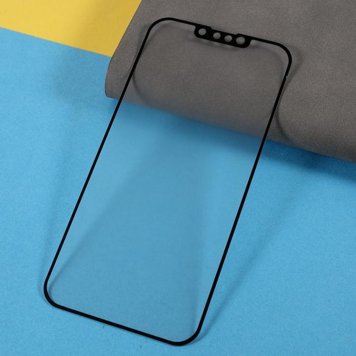 Bild 4,  iPhone 14 / 13 / 13 Pro - Heltäckande Skärmskydd I Härdat Glas