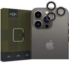 HOFI HOFI iPhone 14 Pro / 14 Pro Max Linsskydd Pro+ H&auml;rdat Glas Svart