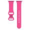 ColorPop Silikon Armband Butterfly Apple Watch 42/41/40/38 mm (M/L) Hot Pink