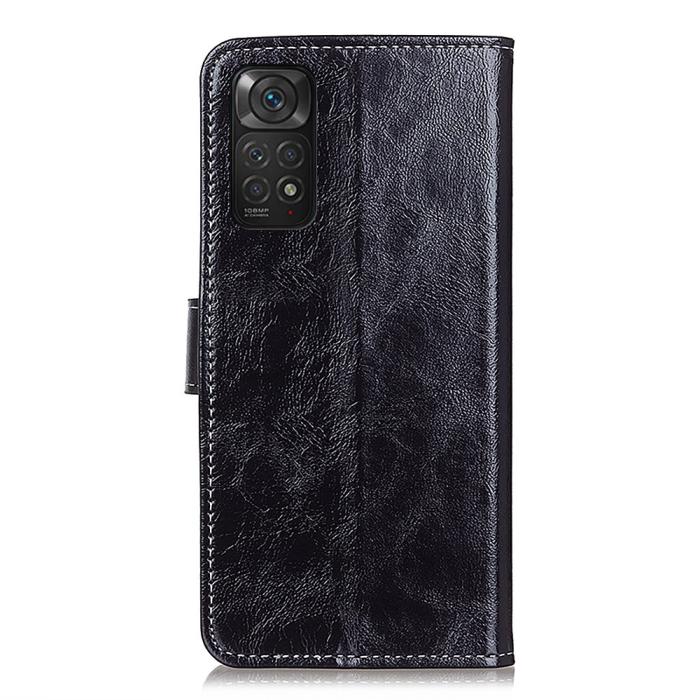Bild 3,  Xiaomi Redmi Note 11 4G Fodral Crazy Horse Svart