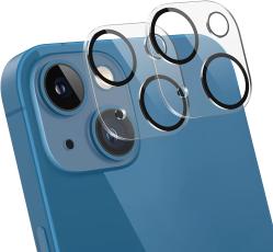  [2-Pack] iPhone 13 Mini Linsskydd I H&auml;rdat Glas