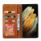  Samsung Galaxy S22 Ultra Fodral Flip Frontficka Vinröd