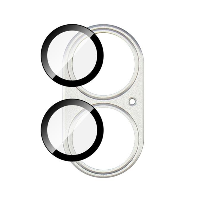 Bild 4, IMAK IMAK iPhone 16/16 Plus Linsskydd Silver