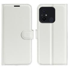  Xiaomi Redmi 12C 4G Fodral Litchi L&auml;der Vit