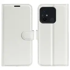  Xiaomi Redmi 12C 4G Fodral Litchi L&auml;der Vit