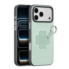 DUX DUCIS DUX DUCIS iPhone 18 Pro Max/17 Pro Max Skal PU-L&auml;der Kl&ouml;ver Gr&ouml;n
