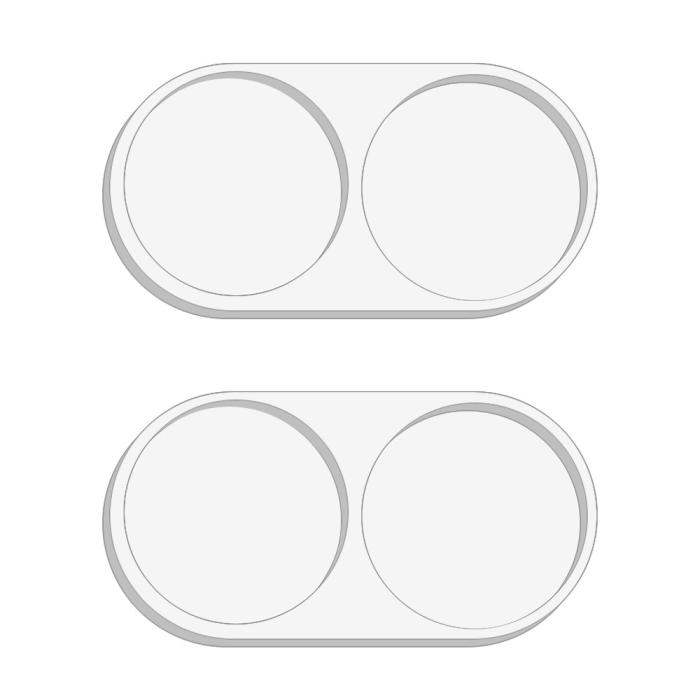 Bild 2,  Samsung Galaxy Z Flip 8 2-PACK Linsskydd Härdat Glas