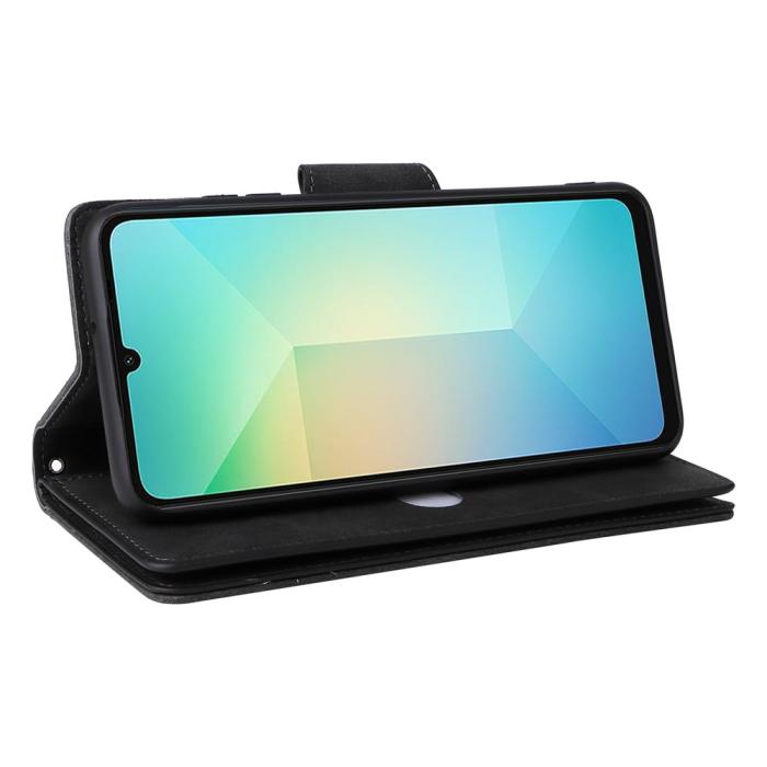 Bild 4,  Samsung Galaxy A07 Fodral Multifunktionellt Läder Svart