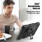  Galaxy Tab A11/A9 Skal 360 Shockproof Hybrid Kickstand Svart