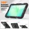  Galaxy Tab A11/A9 Skal 360 Shockproof Hybrid Kickstand Svart