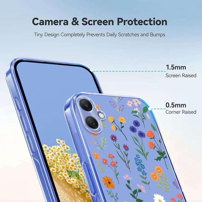 Bild 4,  Samsung Galaxy A07 4G Skal Med Tryck Blommor