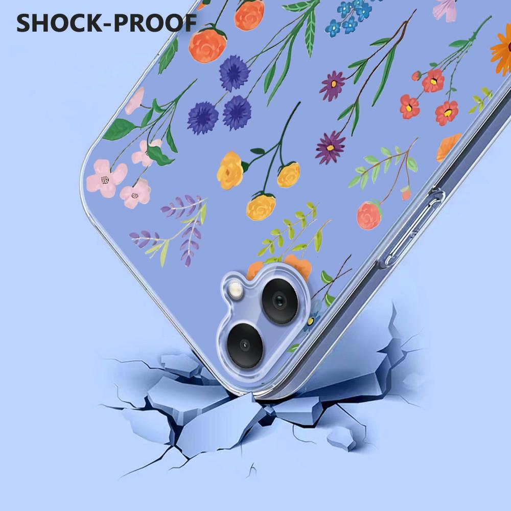  Samsung Galaxy A07 4G Skal Med Tryck Blommor