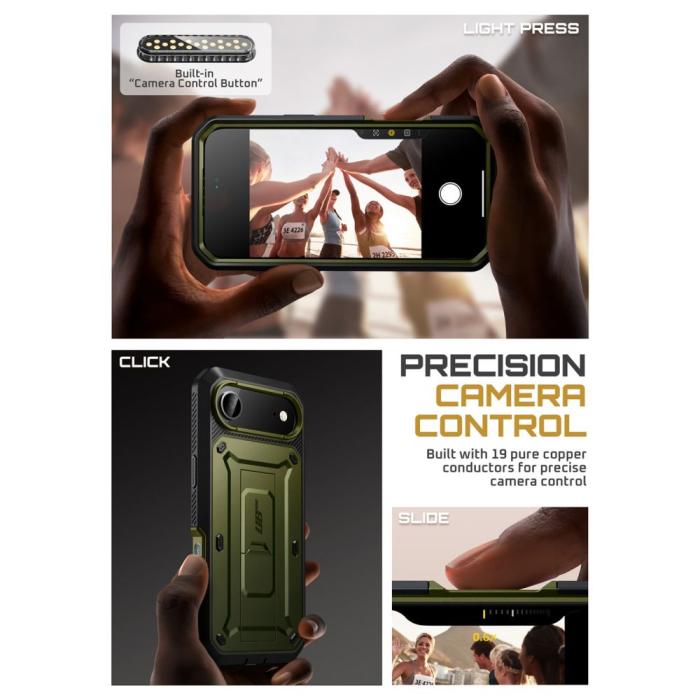 Bild 3, Supcase Supcase iPhone Air Skal Unicorn Beetle Pro Guldan