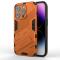  iPhone 14 Pro Skal Hybrid Med Kickstand Orange