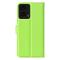  Motorola Moto G04 4G/G24 4G Fodral Litchi Läder Grön