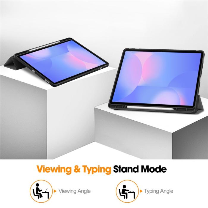 Bild 3,  Samsung Galaxy Tab S10 FE Plus Fodral Tri-Fold Pennhållare