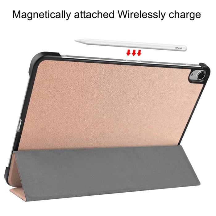 Bild 6,  iPad Air 13 2026-2024 Fodral Tri-Fold Roséguld